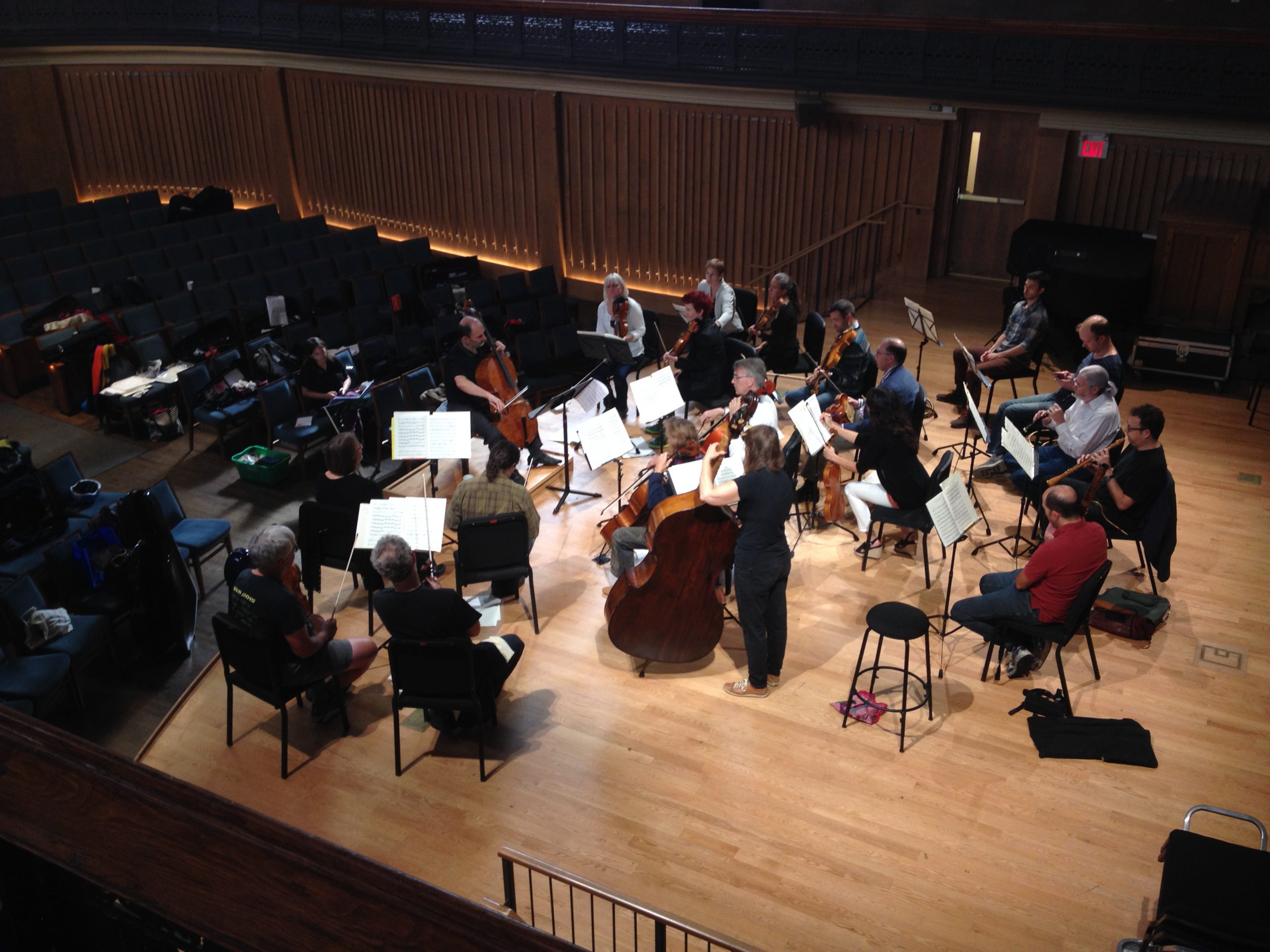 French cellist Christophe Coin leads Tafelmusik in rehearsals