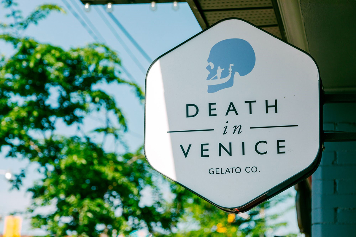 Gelato 03 - Death in Venice outdoor sign 1200