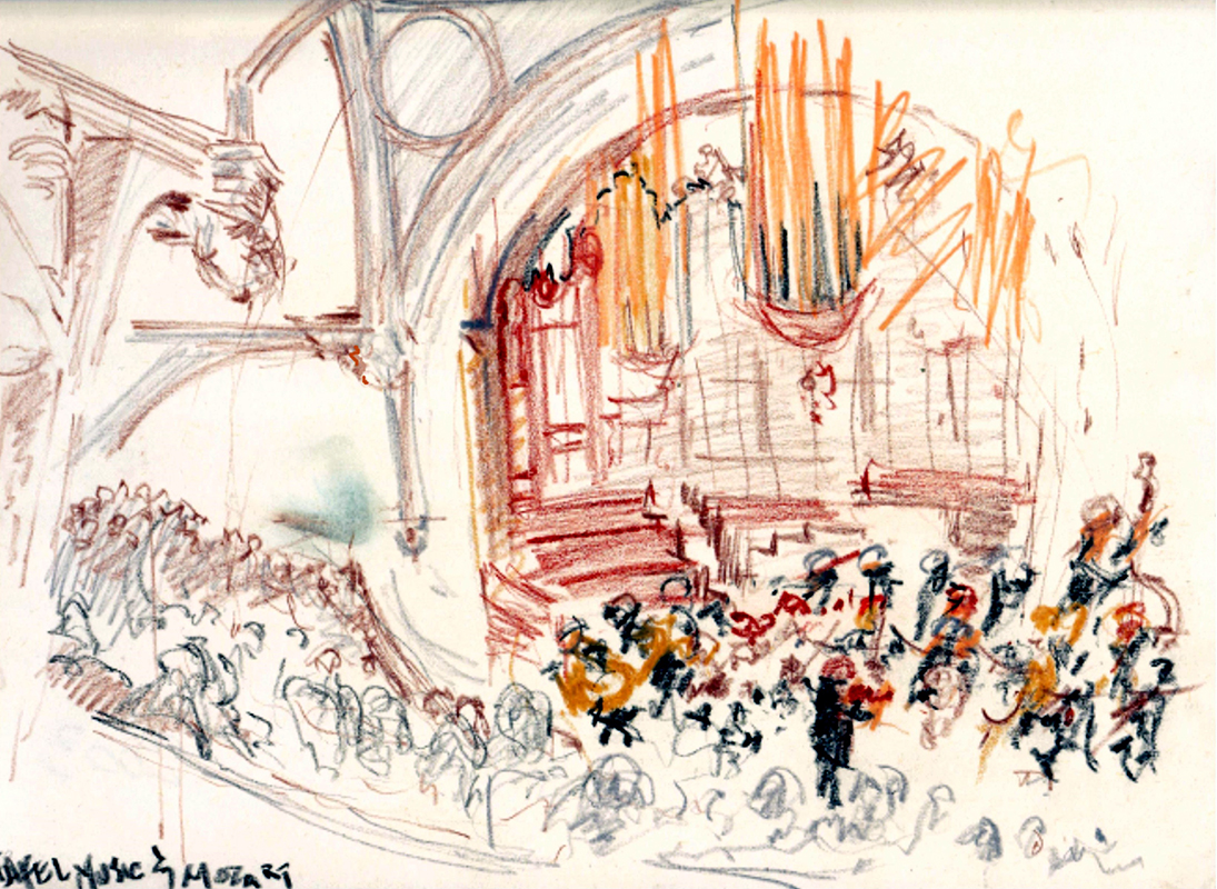 Barry Slater - Tafelmusik performing Mozart in Trinity-St. Paul's Centre, 2003