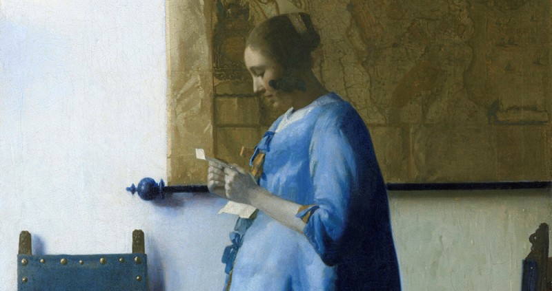 Woman Reading a Letter, Johannes Vermeer, c. 1663